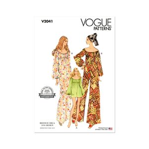 Vogue Patterns V2041a Misses’ Jumpsuit in Two Lengths size s-xl