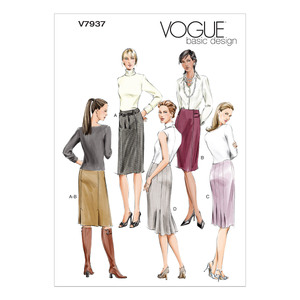 Vogue Sewing Pattern Misses&#39;/Misses&#39; Petite Skirt 7937A