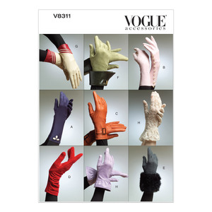 Vogue Sewing Pattern Gloves 8311OSZ