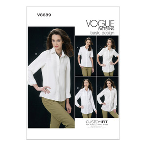 Vogue Sewing Pattern - Misses&#39; Shirt 8689AA