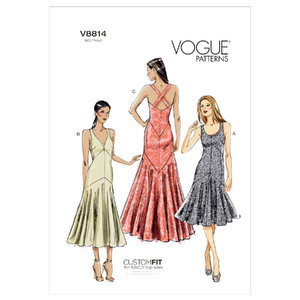 Vogue Sewing Pattern Misses&#39; Dress 8814 A5 (Sizes 6-14)