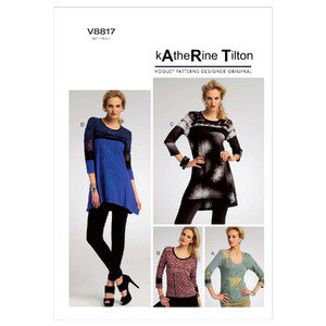 Vogue Sewing Pattern - Misses&#39; Top 8817B5