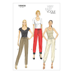 Vogue Sewing Pattern Misses&#39; Pants 8909y (Sizes XS-S-M)