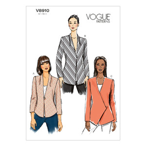 Vogue Sewing Pattern Misses&#39; Jacket 8910 A5 (Sizes 6-14)