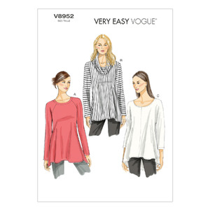 Vogue Sewing Pattern Misses&#39; Tunic 8952y (Sizes XS-S-M)