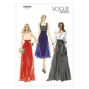 Vogue Sewing Pattern Misses&#39; Pants 8955 A5 (Sizes 6-14)