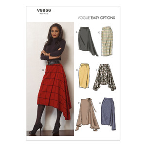 Vogue Sewing Pattern Misses&#39; Skirt 8956 A5 (Sizes 6-14)