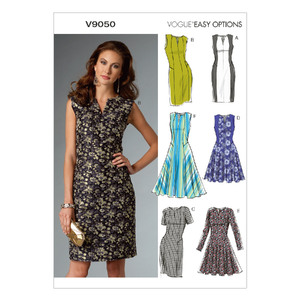 Vogue Sewing Pattern Misses&#39;/Misses&#39; Petite Dress 9050 A5 (Sizes 6-14)