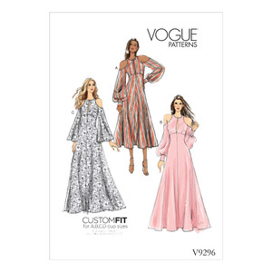 Vogue Sewing Pattern Misses&#39; Dress 9296 A5 (Sizes 6-14)