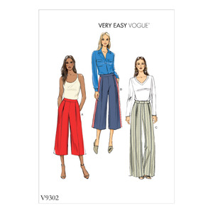 Vogue Sewing Pattern Misses&#39; Pants 9302OSZ