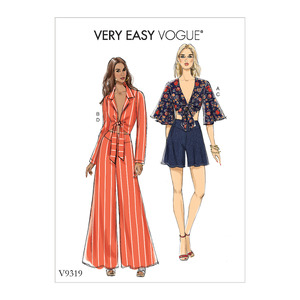 Vogue Sewing Pattern Misses&#39; Top, Shorts and Pants 9319 A5 (Sizes 6-14)