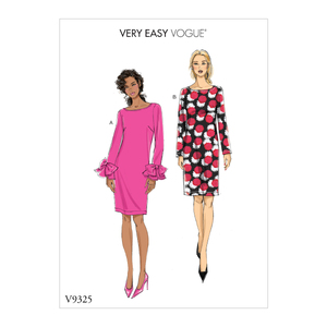 Vogue Sewing Pattern Misses&#39; Dress 9325 A5 (Sizes 6-14)