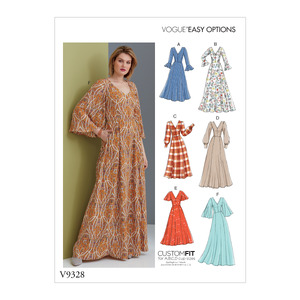 Vogue Sewing Pattern Misses&#39; Dress 9328 A5 (Sizes 6-14)