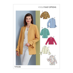 Vogue Sewing Pattern Misses&#39; Jacket 9338 A5 (Sizes 6-14)