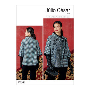 Vogue Sewing Pattern Misses&#39; Jacket 9341y (Sizes XS-S-M)