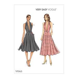 Vogue Sewing Pattern Misses&#39; Dress 9343 A5 (Sizes 6-14)