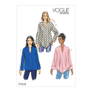 Vogue Sewing Pattern Misses&#39; Top 9348y (Sizes XS-S-M)