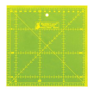 Matilda&#39;s Own Metric Square Ruler 170mm x 170mm, Patchwork Template VS1717