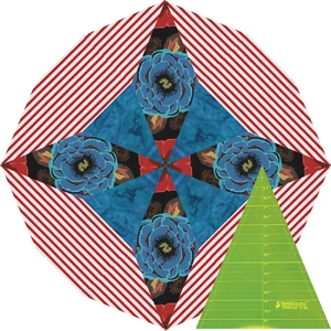 8.5&quot; Kaleidoscope Patchwork Template, VT1005 (8&quot;)