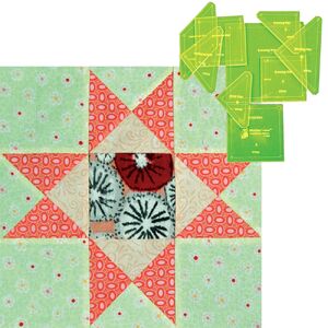 Hoshi Stars 9 Piece Patchwork Template Set, VT1006