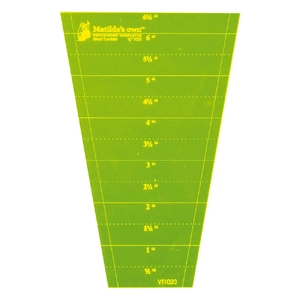 Tumbler/Thimble Short - 6.5in Patchwork Template, VT1020