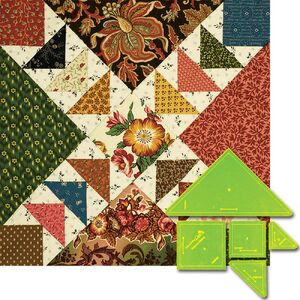 Parsons Geese 5 Piece Patchwork Template Set, Instructions Included VT4031MC