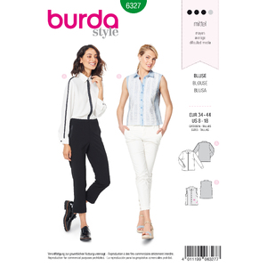 Burda Style Pattern 6327 Misses&#39; shirt Burda Sewing Pattern 6327