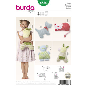 Burda Style B6886 Doll Clothes Sewing Pattern Burda Sewing Pattern 6886