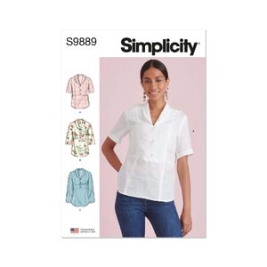 Simplicity Sewing Pattern S9889d5 Misses’ Tops sizes 4-12