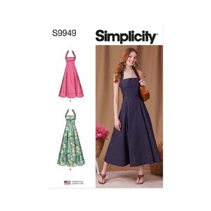 Simplicity Sewing Pattern S9949u5 Misses’ Dress in Two Lengths size 16-24