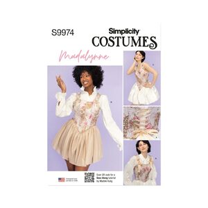 Simplicity Sewing Pattern S9974k5 Misses Corsets size 8-16