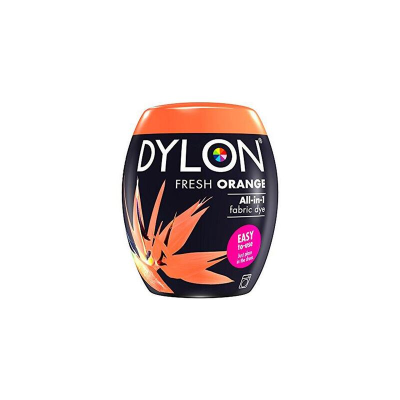 Dylon FRESH ORANGE Fabric Dye, Machine Fabric Pod 350g