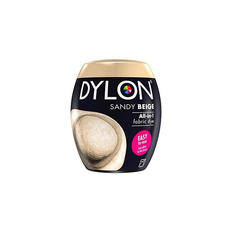 Dylon SANDY BEIGE Fabric Dye, Machine Fabric Pod 350g