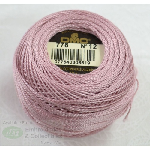 DMC Perle Cotton, Size 8, DMC 3042, Light Antique Violet, Pearl Cotton  Ball, Embroidery Thread, Punch Needle, Embroidery, Penny Rug