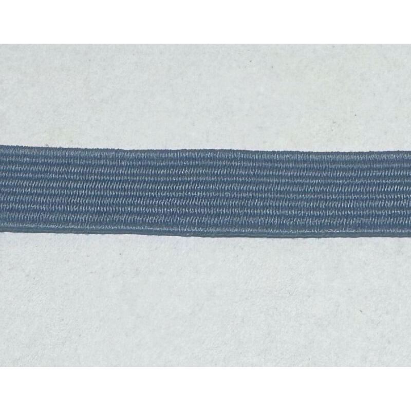 Premium Braided Elastic 12mm GREY Per Metre