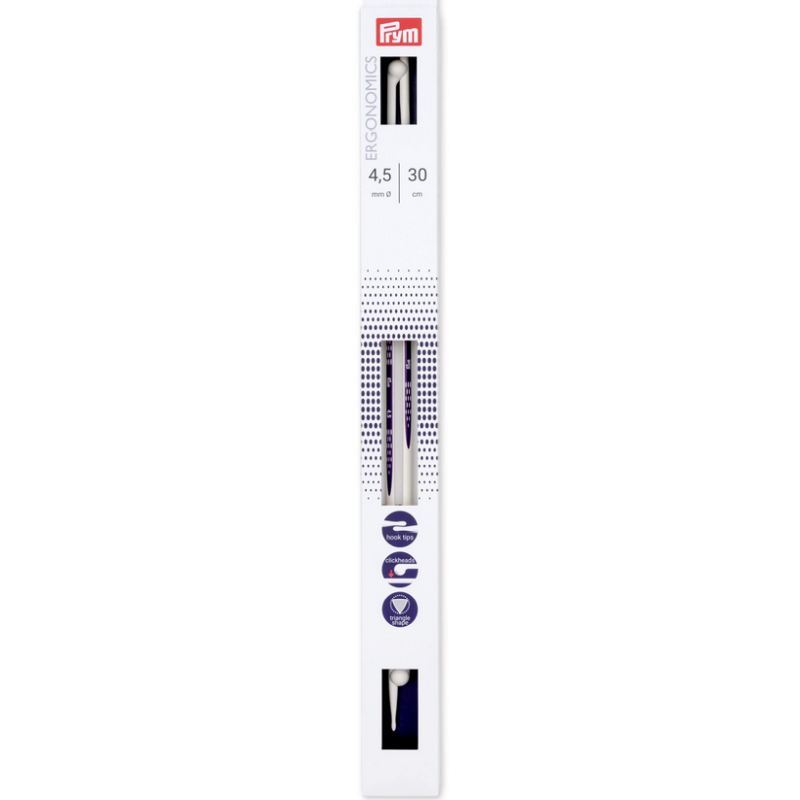 Single-Pointed Knitting Needles 30cm x 4.50mm by Prym.Ergonomics