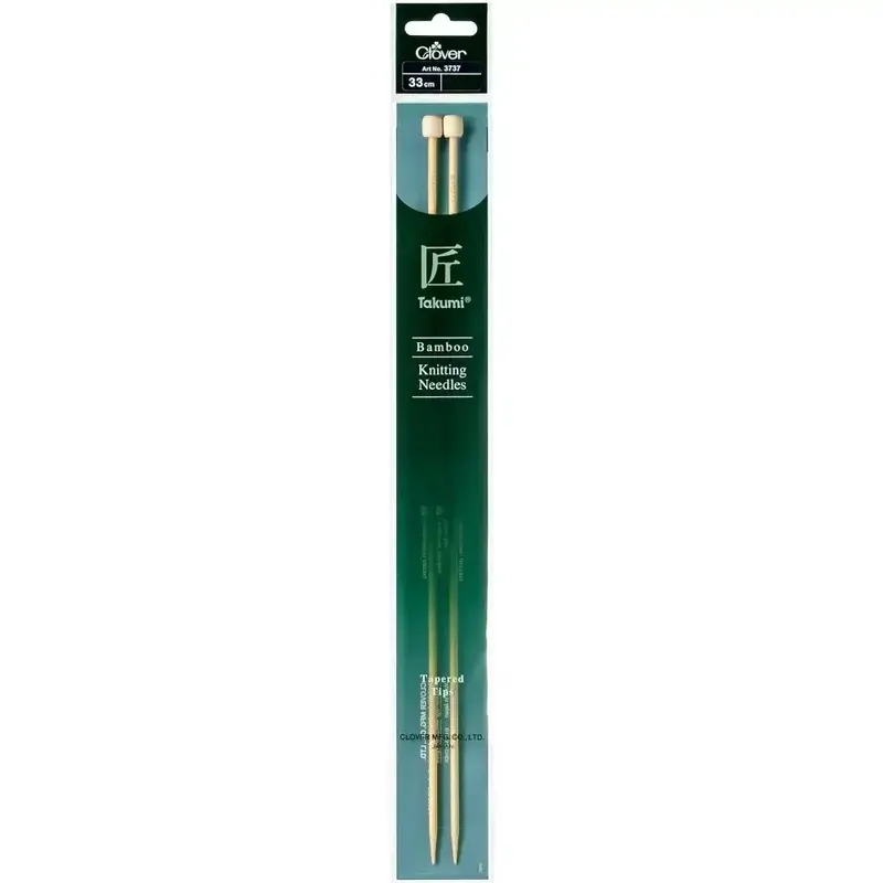 Clover Takumi 33cm x 3.00mm Bamboo Knitting Needles