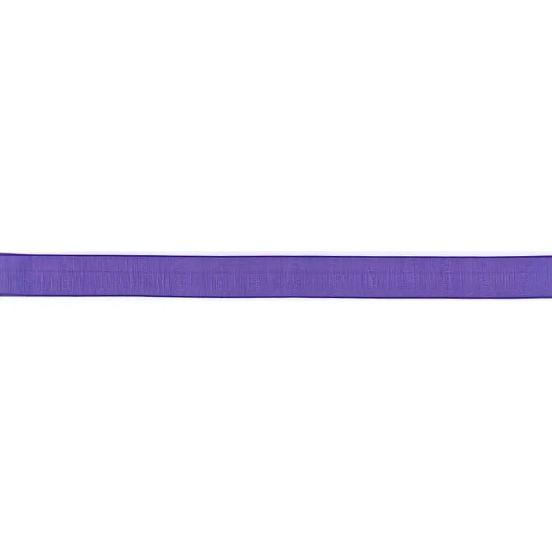 Organza Ribbon 16mm PURPLE Sealed Edge Per 10 Metres