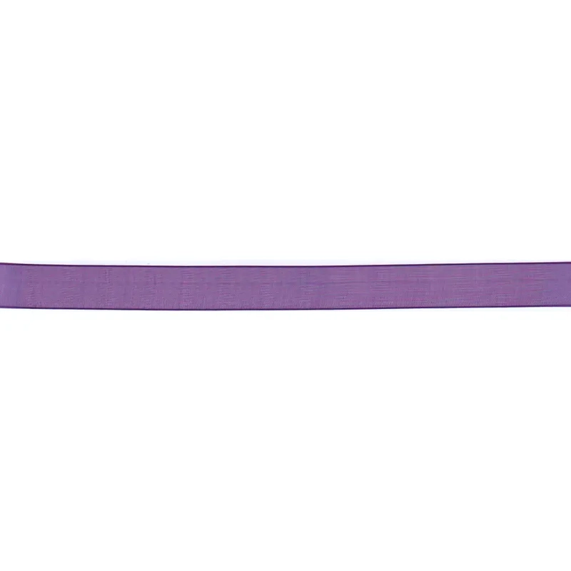 Organza Ribbon 16mm AMETHYST Sealed Edge Per 10 Metres