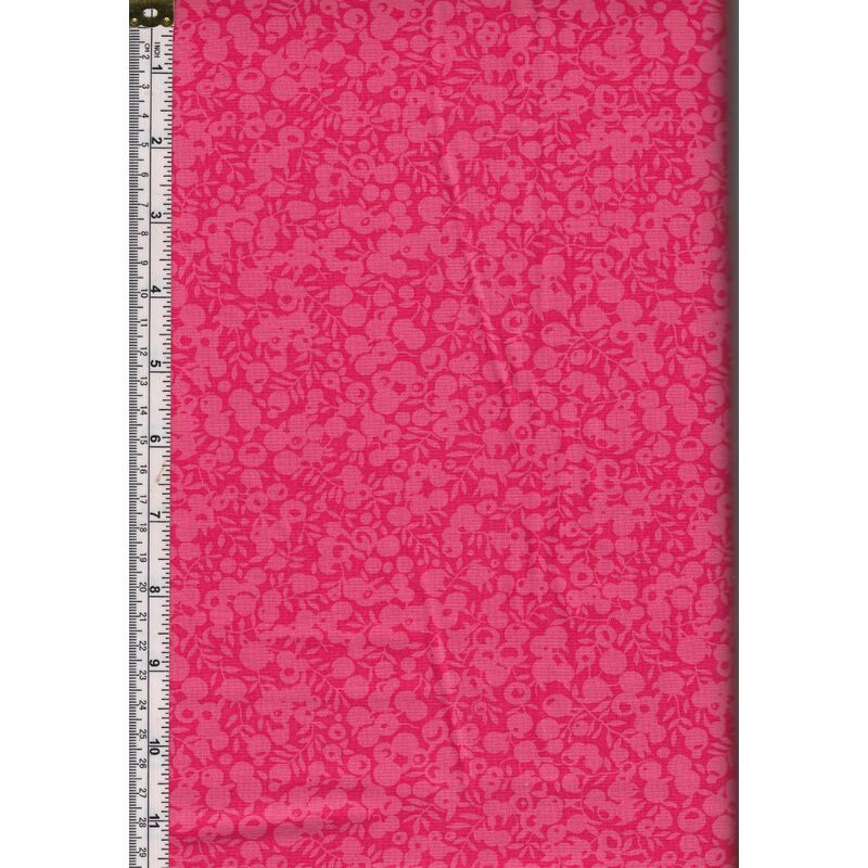 Liberty Wiltshire Shadow Collection RASPBERRY 110cm Wide Cotton Fabric 5689Z