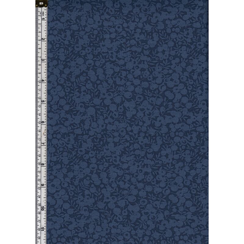 Liberty Wiltshire Shadow Collection INDIGO 110cm Wide Cotton Fabric 5702Z