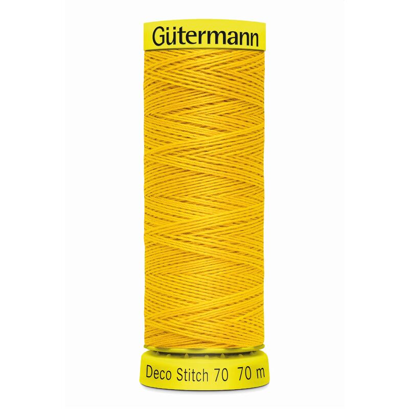 Deco Stitch 70, #106 GOLDEN YELLOW 70m Silky Topstitch Thread