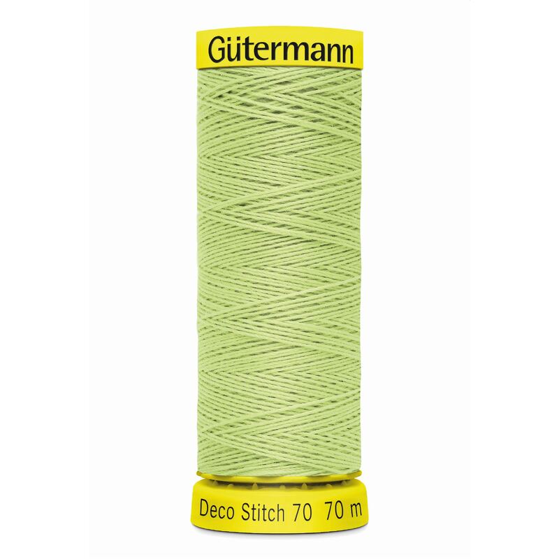 Deco Stitch 70, #152 VERY LIGHT GREEN 70m Silky Topstitch Thread