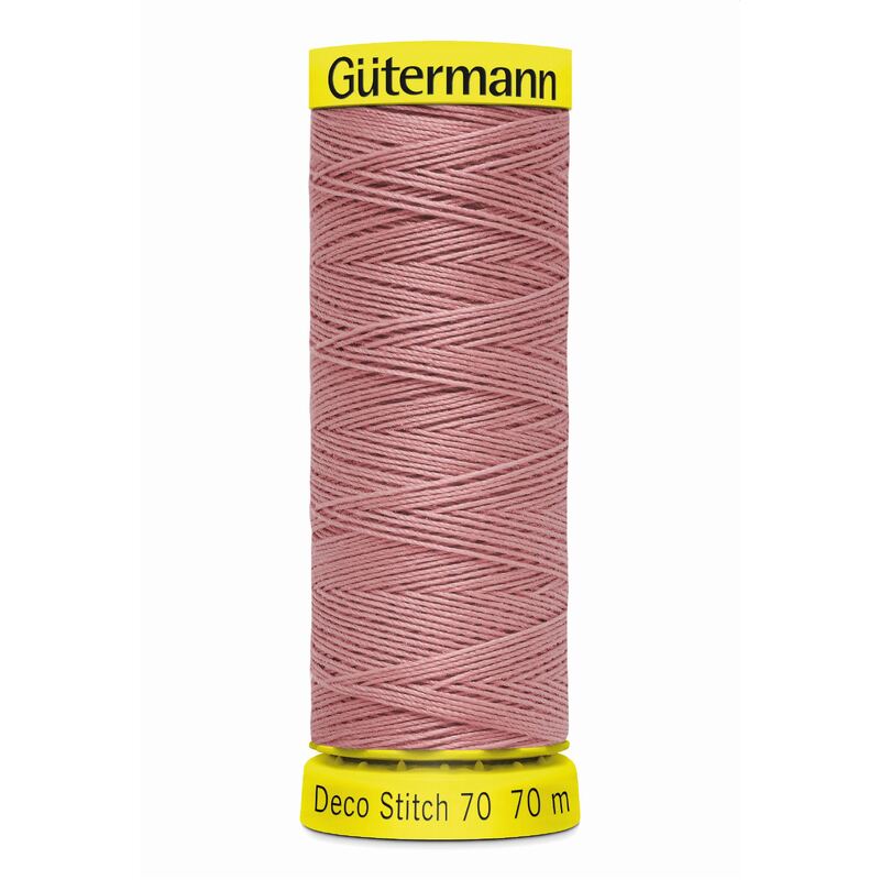 Deco Stitch 70, #473 DUSKY PINK 70m Silky Topstitch Thread