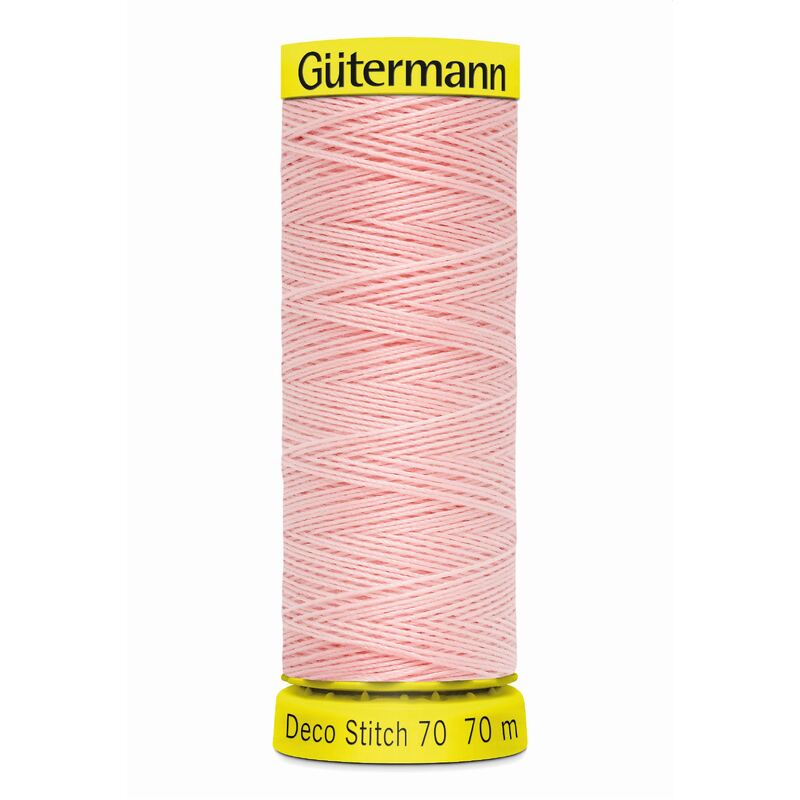 Deco Stitch 70, #659 PEACHY PINK 70m Silky Topstitch Thread