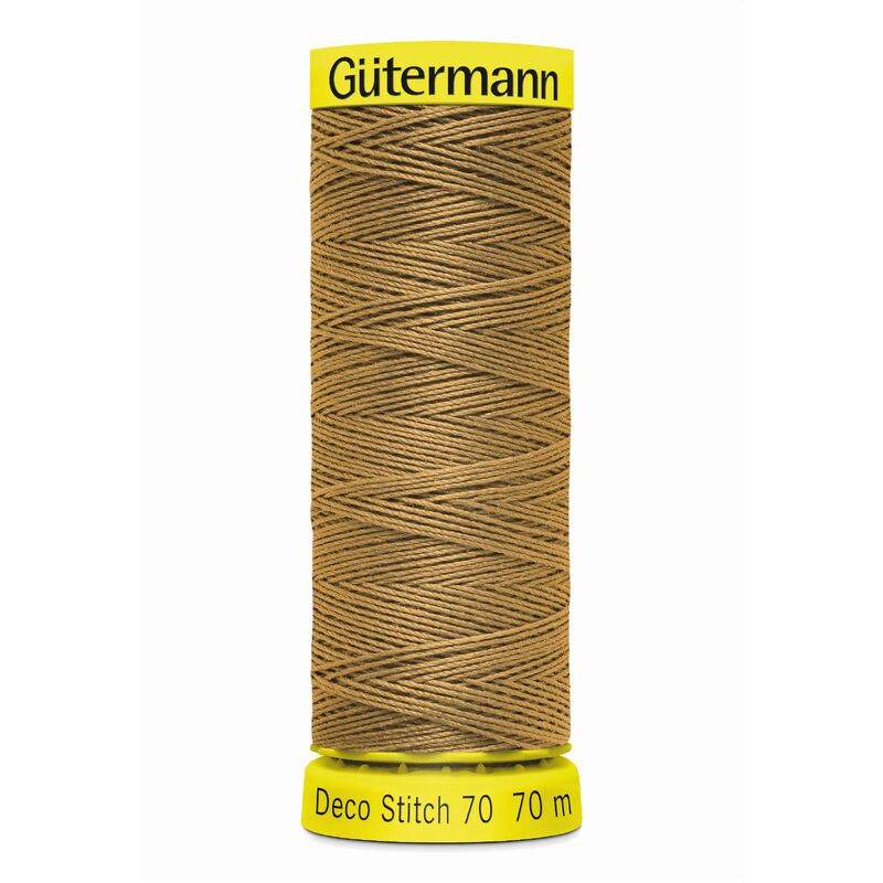 Deco Stitch 70, #887 LIGHT BROWN 70m Silky Topstitch Thread