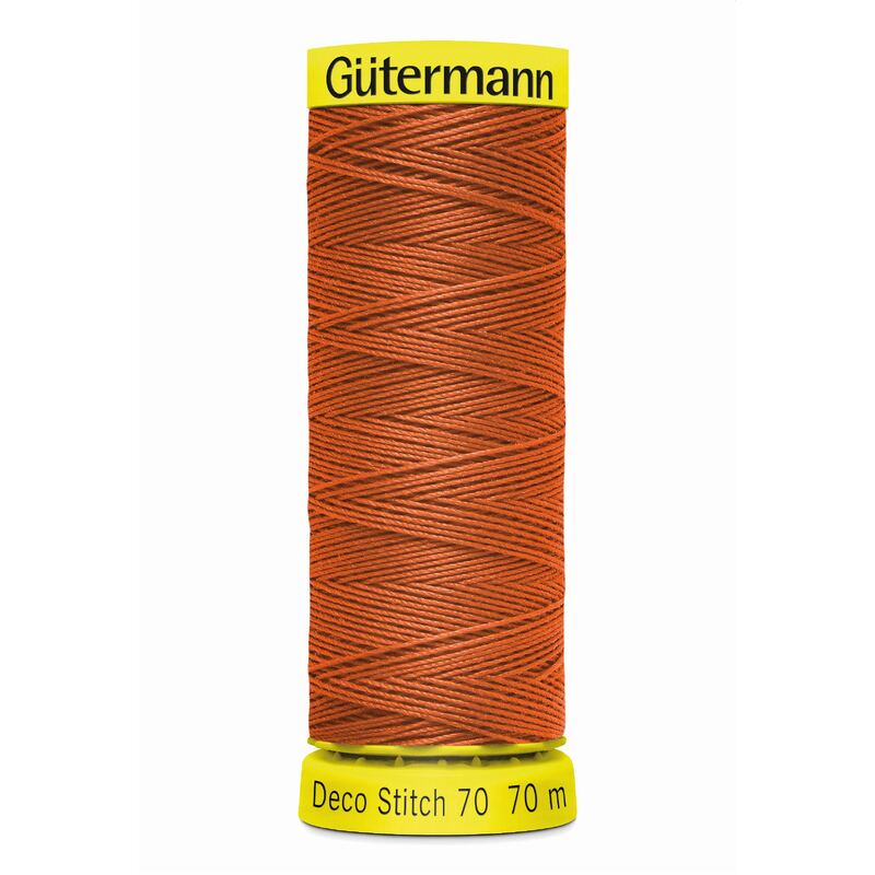 Deco Stitch 70, #982 DUSKY ORANGE 70m Silky Topstitch Thread