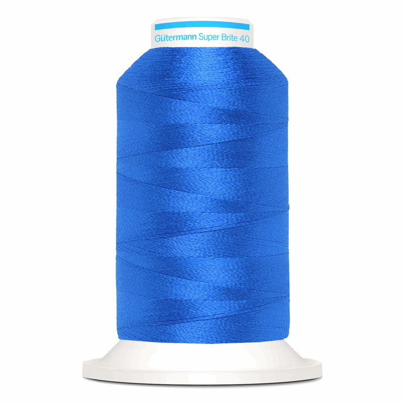 Gutermann Super Brite Polyester 40 #5520, 1000m Machine Embroidery Thread