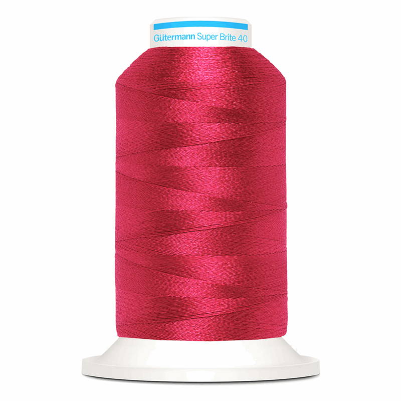 Gutermann Super Brite Polyester 40 #5718, 1000m Machine Embroidery Thread