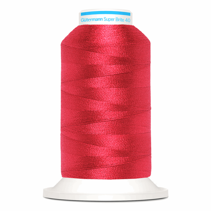 Gutermann Super Brite Polyester 40 #5772, 1000m Machine Embroidery Thread